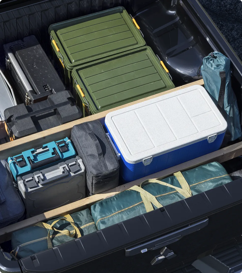 Big, versatile cargo space